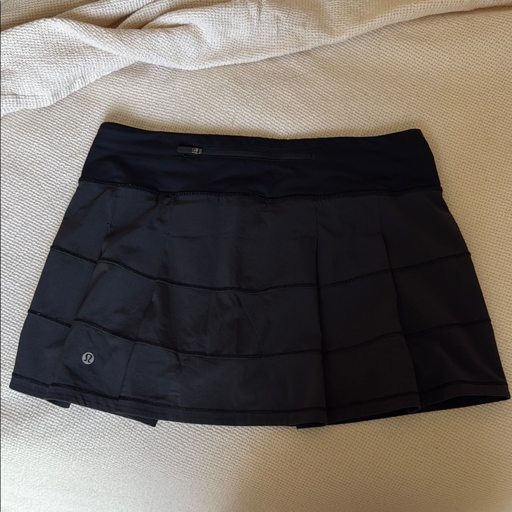 Lululemon Athletica Black Mini Skater Skirt